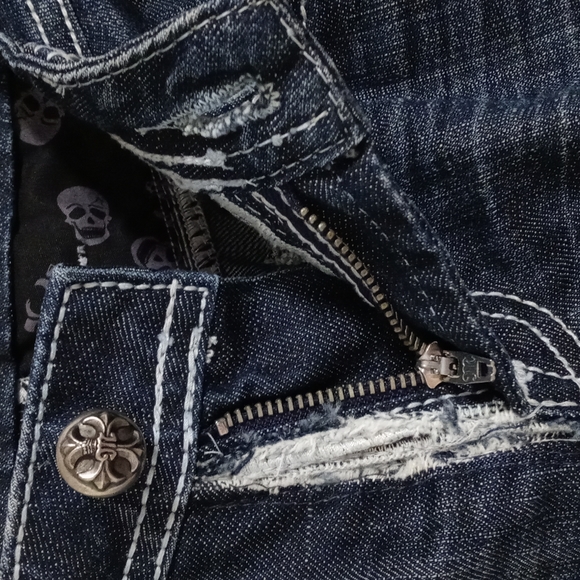 🖤Miss Me🖤 - Cross Distressed Bootcut Jean - Picture 7 of 16